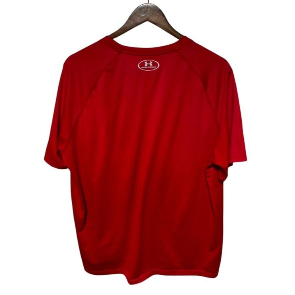 Under Armour Short Sleeve Shirt Red Size XL - Picture 6 of 6